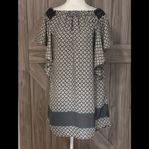 Sugar + Lips Large off the shoulder dress